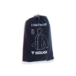 BRUGI - K-Way sfoderato idrorepellente e antivento, ripiegabile in tasca