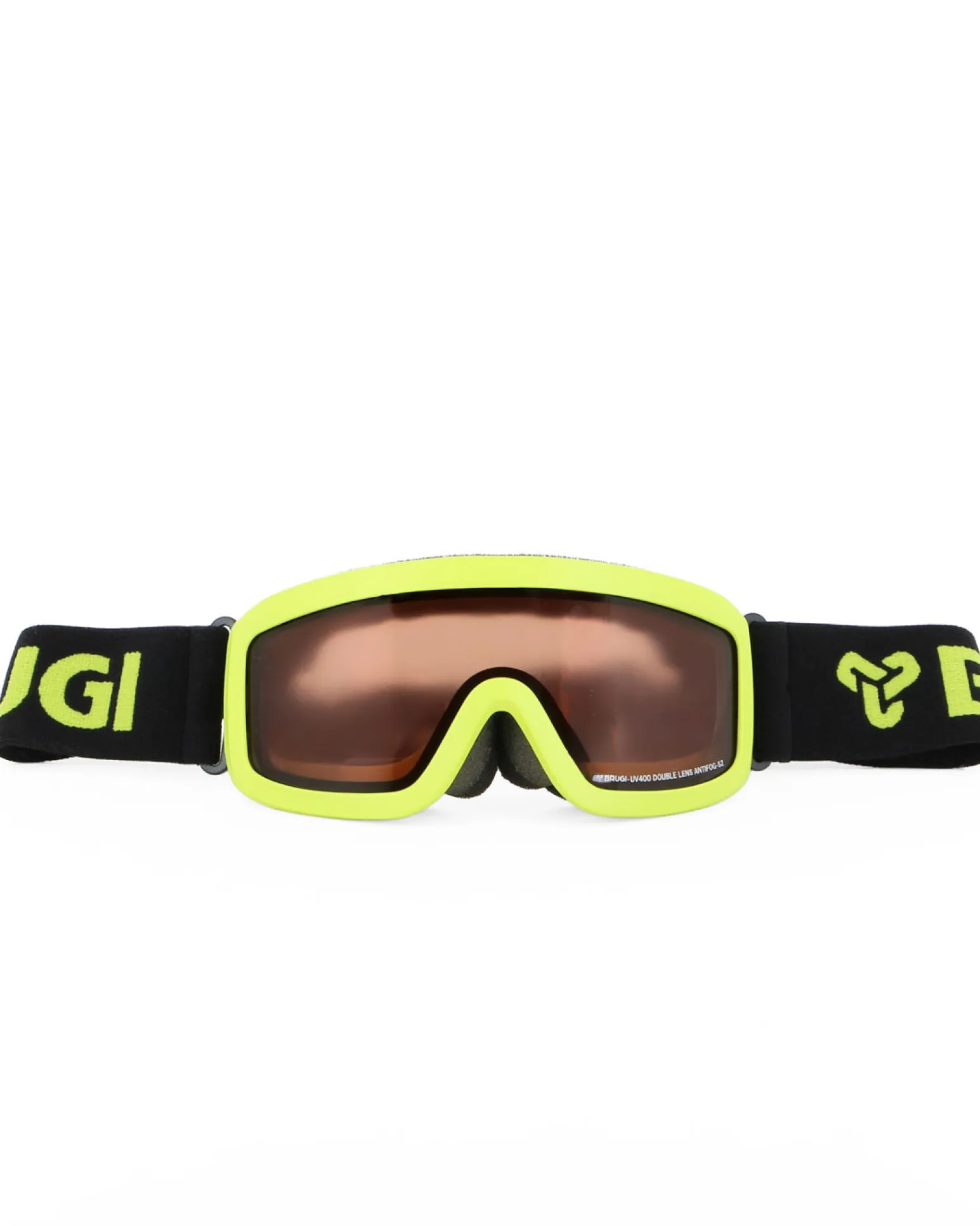 BRUGI - MASCHERA SCI JUNIOR GIALLO FLUO, ZJ1C-TB91-796