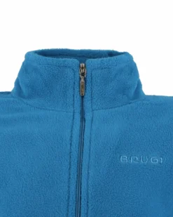 BRUGI - MICROPILE AZZURRO MEZZA ZIP PER RAGAZZI