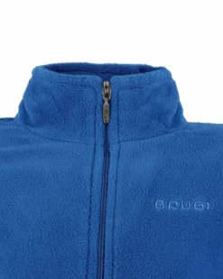 BRUGI - MICROPILE BLU MEZZA ZIP PER BAMBINI