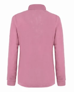 BRUGI - MICROPILE ROSA DA DONNA CON MEZZA ZIP