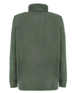 BRUGI - MICROPILE VERDE FORESTA DA UOMO MEZZA ZIP