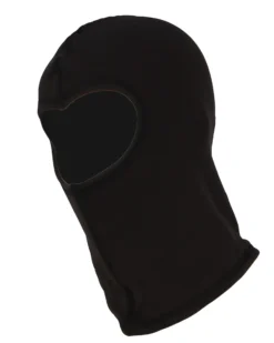 BRUGI - Passamontagna nero con fodera in pile
