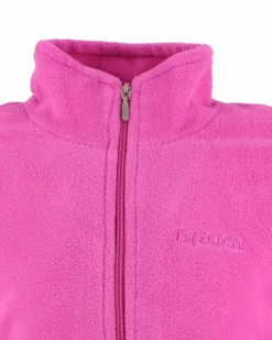 BRUGI - Pile da bambino viola con mezza zip frontale