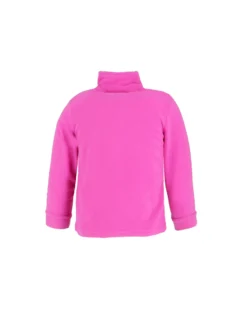BRUGI - Pile da bambino viola con mezza zip frontale