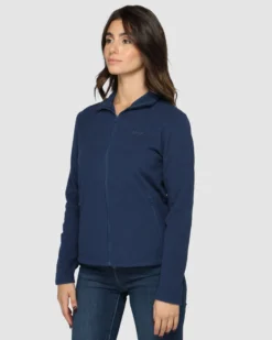 BRUGI - PILE FULL ZIP DONNA BLU, 9GZB-TZ17-404
