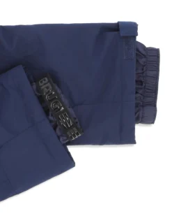 BRUGI - Tuta da sci bambino blu impermeabile traspirante idrorepellente antivento