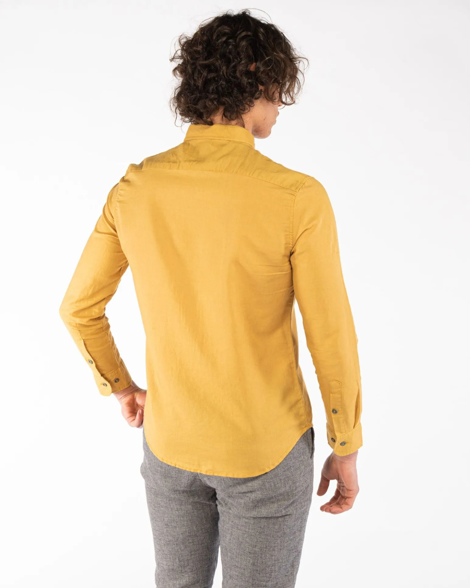 CAMICIA LINO MANICA LUNGA