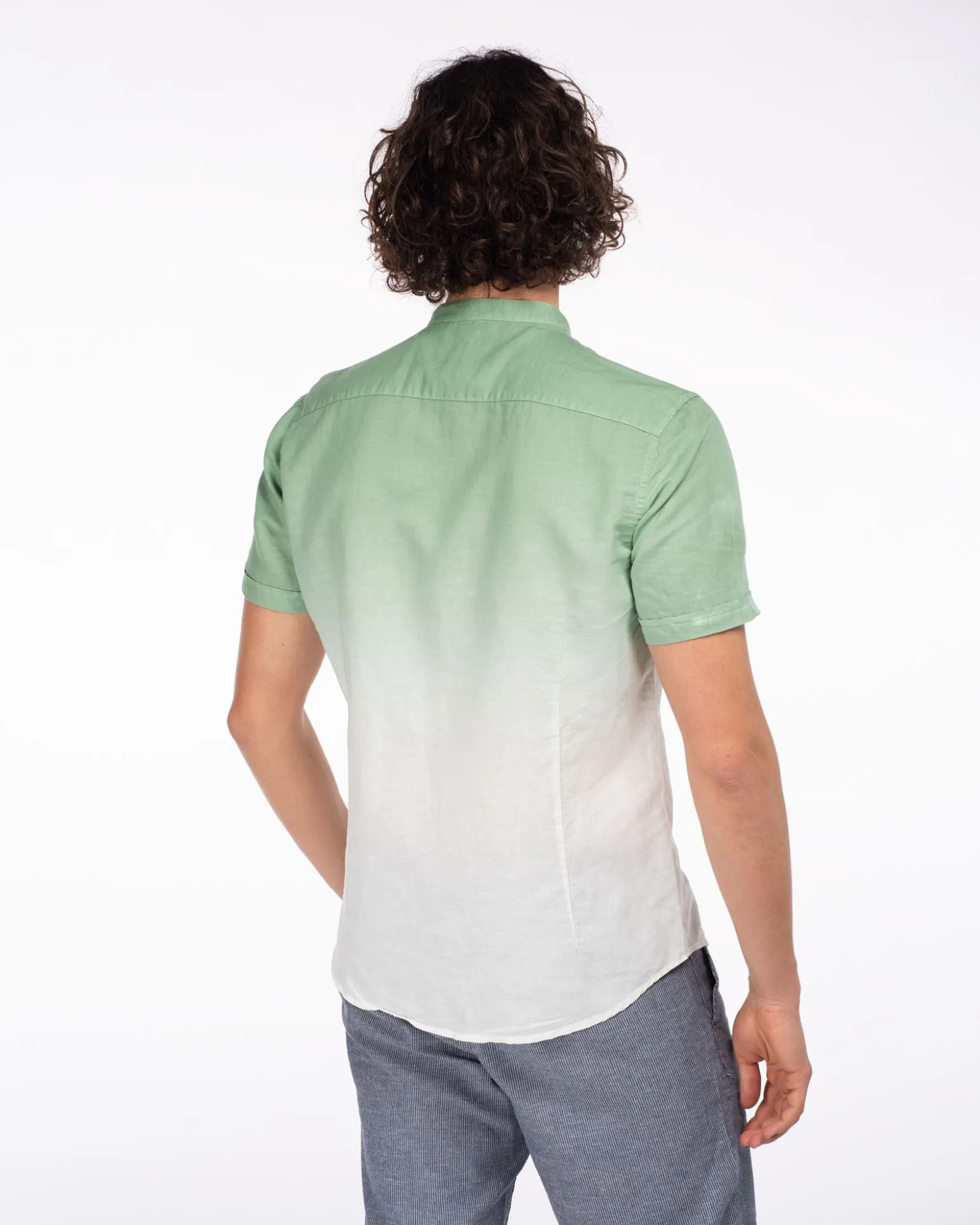CAMICIA LINO MEZZA MANICA