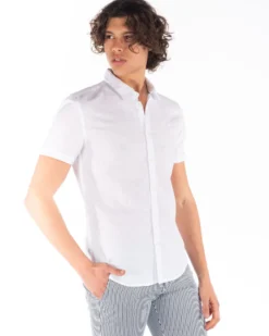 CAMICIA MANICA CORTA LINO CC
