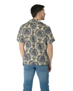 CAMICIA MEZZA MANICA COLLO SCIALLATO