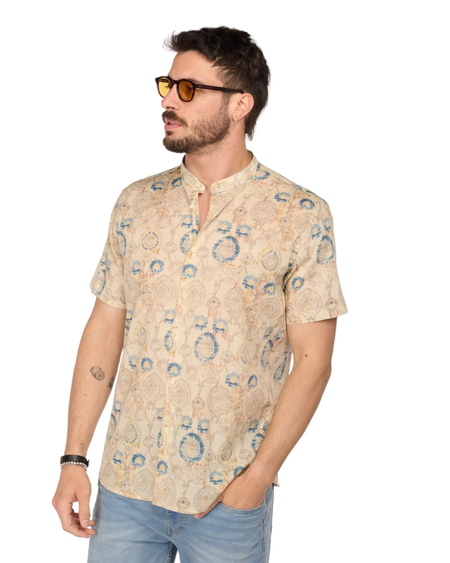 CAMICIA MEZZA MANICA COREANA FANTASIA