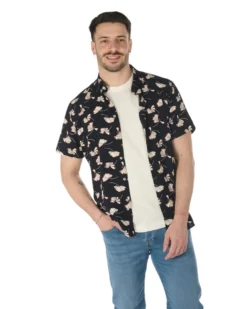 CAMICIA MEZZA MANICA FANTASIA