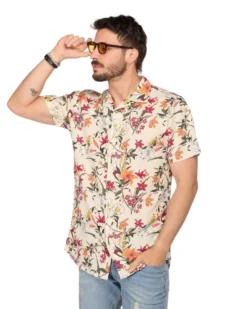 CAMICIA MEZZA MANICA FANTASIA