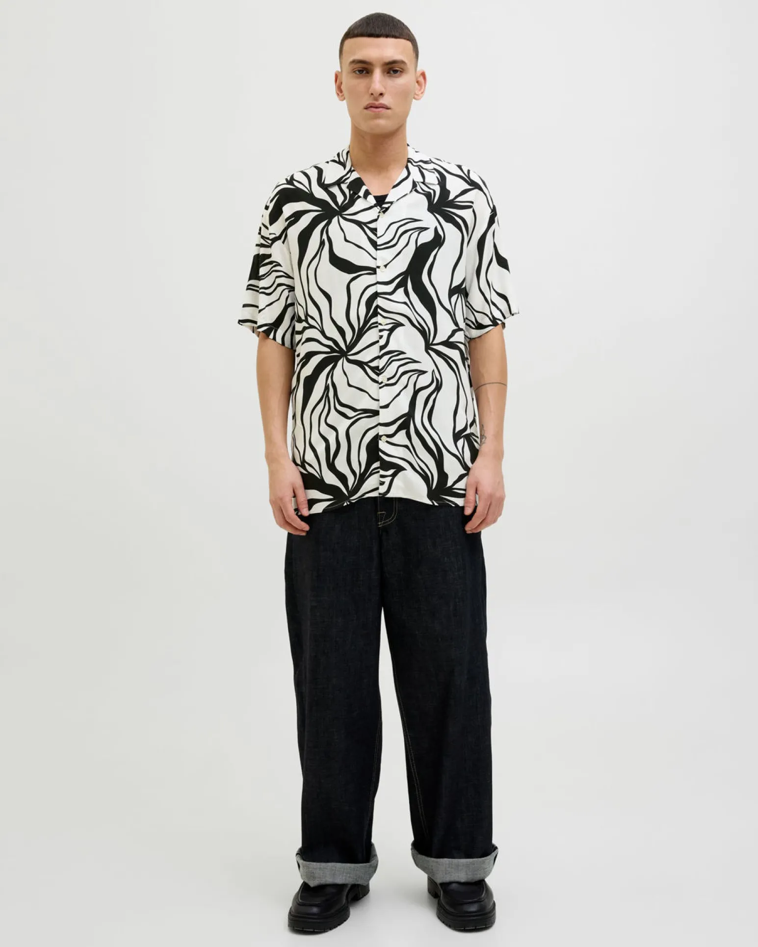 CAMICIA MEZZA MANICA MONOCHROME RESORT