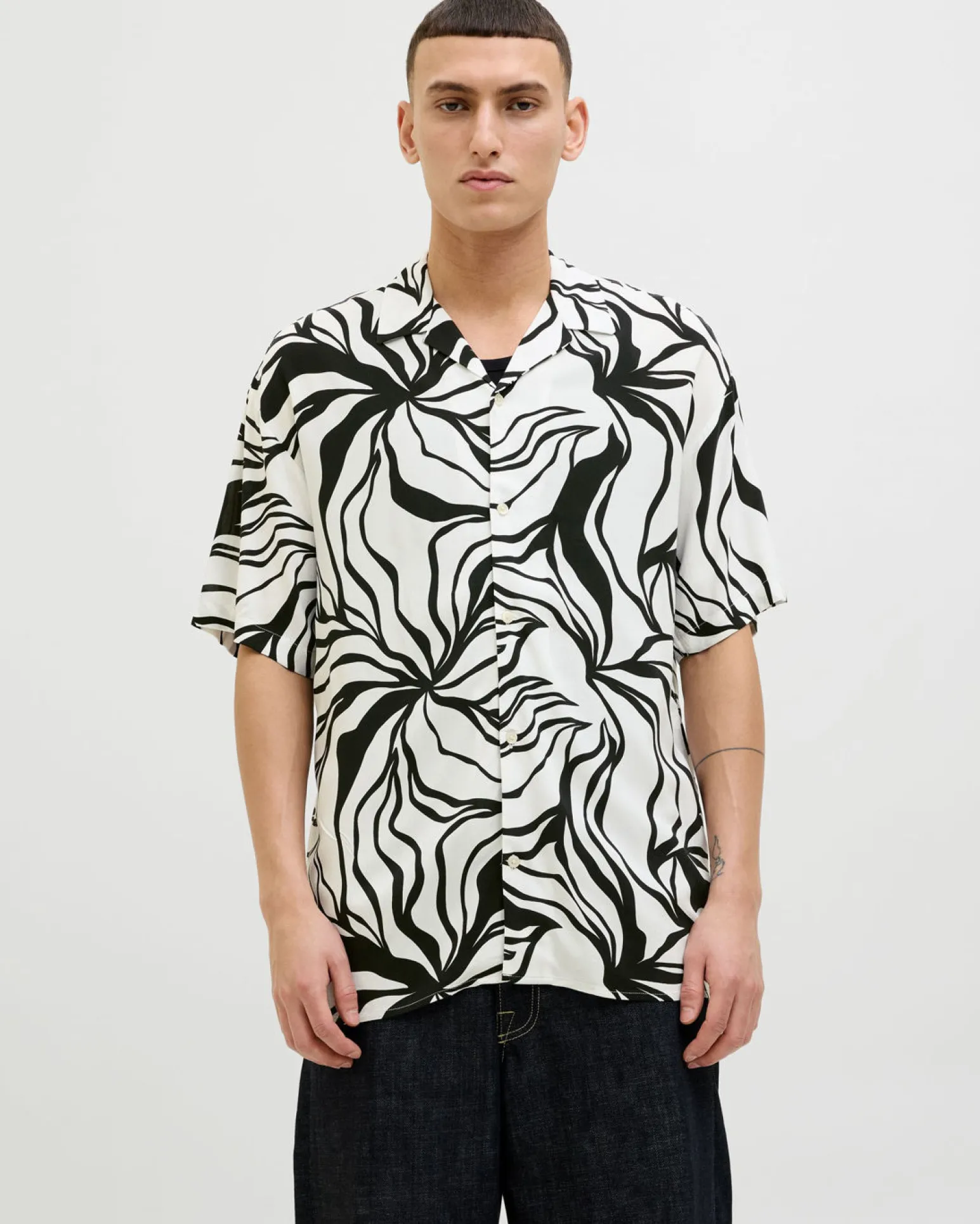 CAMICIA MEZZA MANICA MONOCHROME RESORT