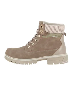 CANGURO - Scarponcino beige con lacci