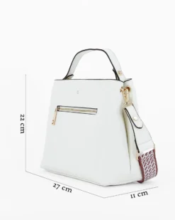 CARRERA - Borsa bianca con un manico