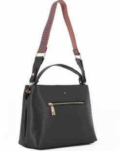 CARRERA - Borsa nera con un manico