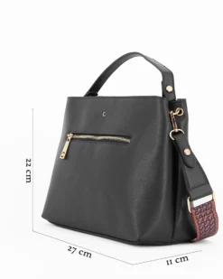 CARRERA - Borsa nera con un manico
