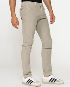 CARRERA - PANTALONE BEIGE DA UOMO IN FUSTAGNO STRETCH