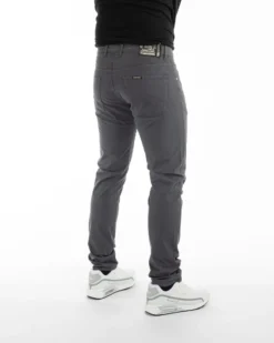 CARRERA - Pantalone da uomo slim fit grigio scuro in cotone elasticizzato