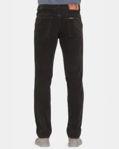 CARRERA - PANTALONE NERO 5TASCHE IN VELLUTO 1000 RIGHE STRETCH