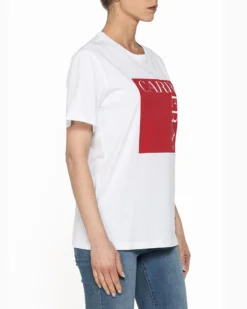 CARRERA - TSHIRT BIANCA DA DONNA MANICA CORTA