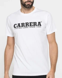 CARRERA - TSHIRT BIANCA DA UOMO MANICA CORTA