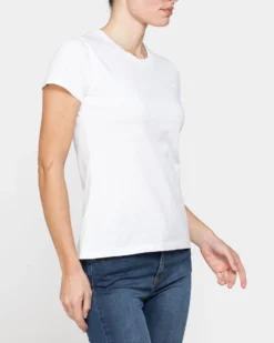 CARRERA - Tshirt bianca mezza manica basic in jersey