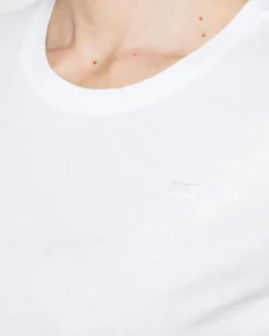 CARRERA - Tshirt bianca mezza manica basic in jersey