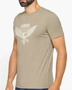 CARRERA - Tshirt manica corta in jersey con stampa
