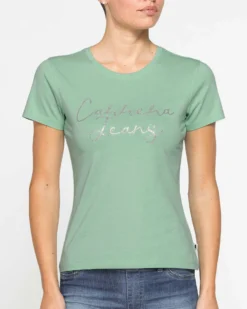 CARRERA - Tshirt mezza manica in jersey di cotone con stampa frontale