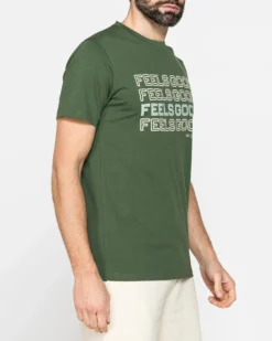 CARRERA - TSHIRT VERDE UOMO MANICA CORTA JERSEY