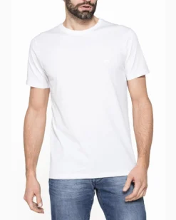 CARRERA - UOMO TSHIRT BIANCA MEZZA MANICA LOGO