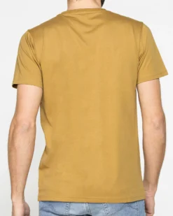 CARRERA - UOMO TSHIRT GIALLO SENAPE MEZZA MANICA LOGO