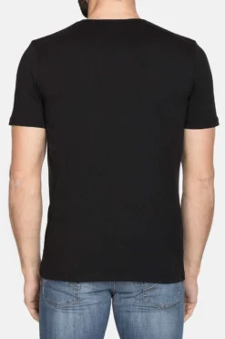 CARRERA - UOMO TSHIRT NERA MEZZA MANICA