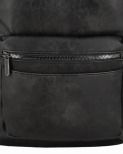 CARRERA - Zaino ufficio nero con due tasche frontali