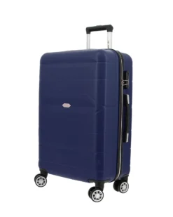 CHARRO- Trolley in ABS a righe orizzontali con 4 ruote doppie