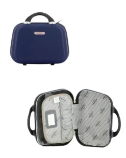 CHARRO- Trolley in ABS a righe orizzontali con 4 ruote doppie
