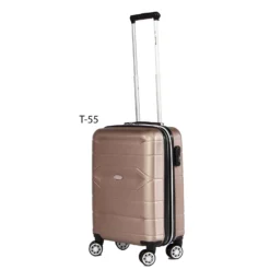 CHARRO- Trolley in ABS a righe orizzontali con 4 ruote doppie
