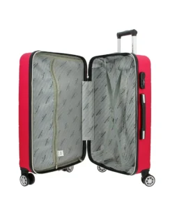 CHARRO - TROLLEY IN ABS A RIGHE ORIZZONTALI CON 4 RUOTE DOPPIE