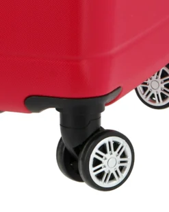 CHARRO - TROLLEY IN ABS A RIGHE ORIZZONTALI CON 4 RUOTE DOPPIE