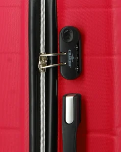 CHARRO - TROLLEY IN ABS A RIGHE ORIZZONTALI CON 4 RUOTE DOPPIE