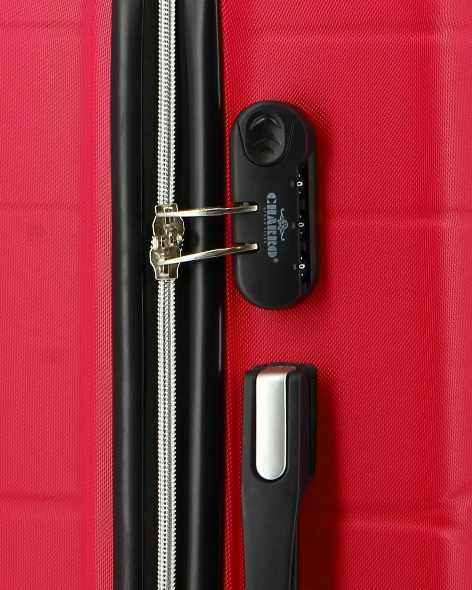 CHARRO - TROLLEY IN ABS A RIGHE ORIZZONTALI CON 4 RUOTE DOPPIE
