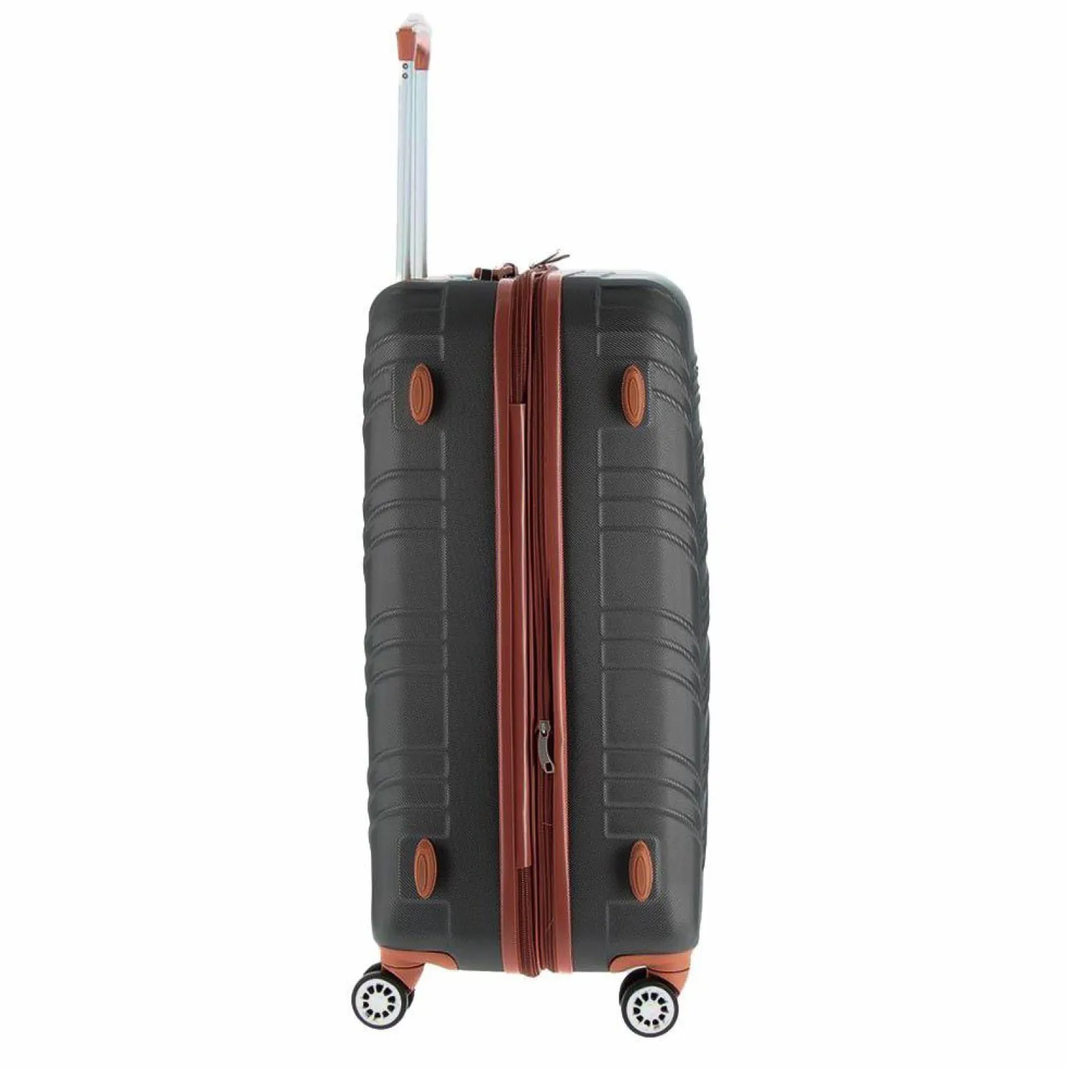 CHARRO- Trolley in ABS con 4 ruote doppie ed espansione