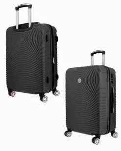 CHARRO - TROLLEY NERO 4 RUOTE IN ABS