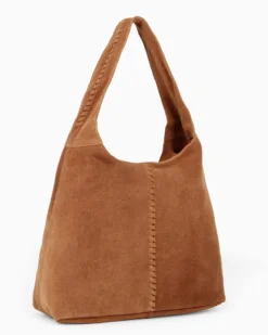 CHESTER POLO ACADEMY - Borsa sacca cuoio scamosciata in VERA PELLE