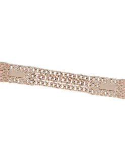 CINTURA ELASTICA ROSA CON CATENA E CHIUSURA AD INCASTRO