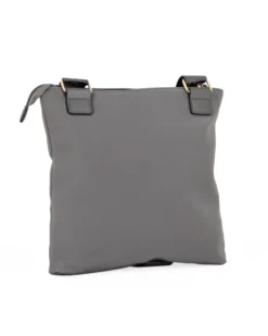 CORTINA POLO STYLE - Borsa antracite con tracolla regolabile e tasca frontale